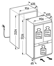 Load image into Gallery viewer, Liebherr Monolith 36" 91cm French Door Column Fridge Freezer
