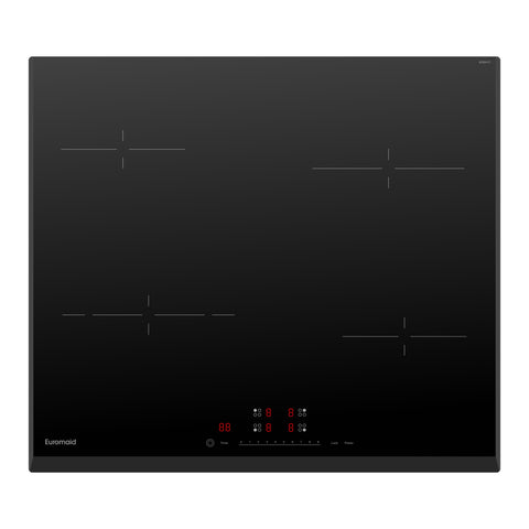 EUROMAID 60CM, 4 ZONE CERAMIC COOKTOP, TOUCH CONTROL