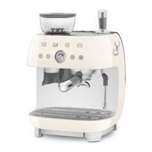 Load image into Gallery viewer, SMEG 50's Style Espresso Machine w/ Grinder Cream
