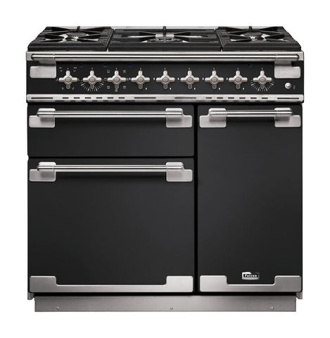 FALCON ELISE 90CM DUAL FUEL RANGE COOKER CHARCOAL BLACK