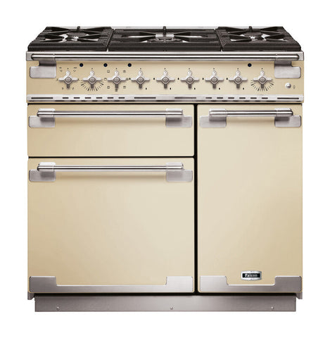 FALCON ELISE 90CM DUAL FUEL RANGE COOKER CREAM