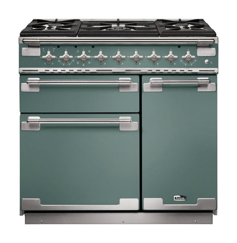 FALCON ELISE 90CM DUAL FUEL RANGE COOKER CHROME