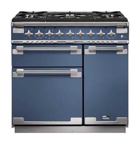 FALCON ELISE 90CM DUAL FUEL RANGE COOKER STONE BLUE
