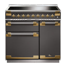 Load image into Gallery viewer, FALCON ELISE LUXE 90CM INDUCTION RANGE COOKER ANTIQUE BRASS
