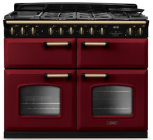 Load image into Gallery viewer, Falcon ESTEL DELUXE 110CM DUAL FUEL FREESTANDING COOKER ANTIQUE BRASS SLOW COOK
