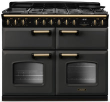 Load image into Gallery viewer, Falcon ESTEL DELUXE 110CM DUAL FUEL FREESTANDING COOKER ANTIQUE BRASS SLOW COOK
