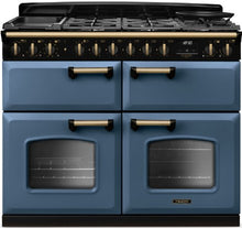 Load image into Gallery viewer, Falcon ESTEL DELUXE 110CM DUAL FUEL FREESTANDING COOKER ANTIQUE BRASS SLOW COOK

