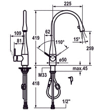 Load image into Gallery viewer, KWC Eve Tap With Light Stainless
