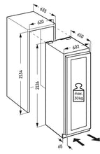 Load image into Gallery viewer, Liebherr Monolith 24" 61cm Column Triple Zone Wine Cabinet

