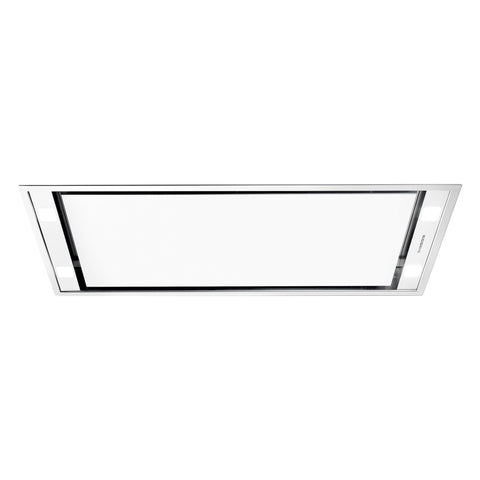 Falmec Stella Ceiling Cassette 90 cm cassette with wall motor (under-cover) 1500m3/h White Glass