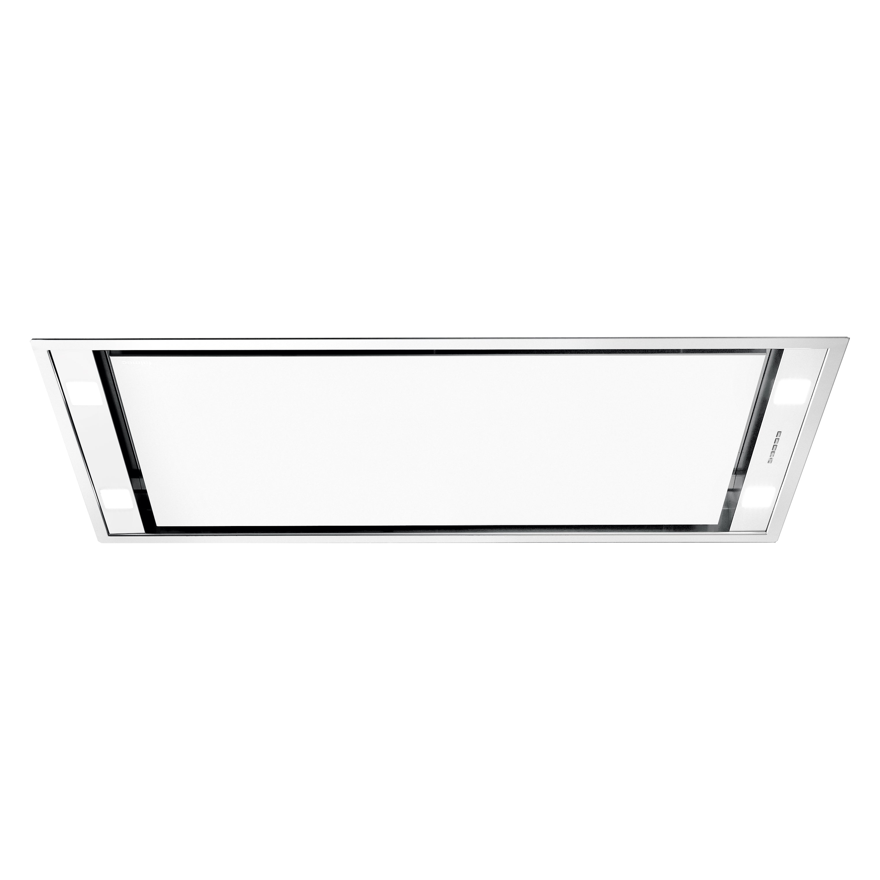 Falmec Stella Ceiling Cassette 90 cm cassette with in-line motor 1300m3/h White Glass