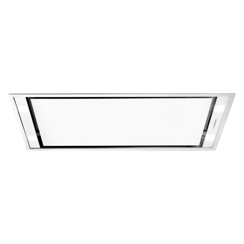 Falmec Stella Ceiling Cassette 90 cm cassette with in-line motor 1300m3/h White Glass