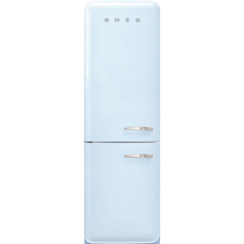 SMEG FAB32 50's Style Retro Refrigerator Left Hand Hinge 331L Blue