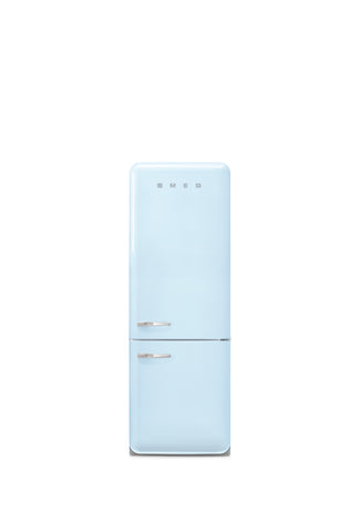 SMEG FAB38 50's Style Retro Refrigerator Right Hand Hinge 481L Pastel Blue