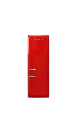 SMEG FAB28 50's Style Retro Refrigerator Right Hand Hinge 481L Red