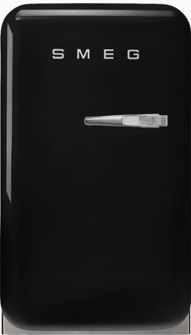 SMEG FAB5 50's Style Retro Mini Bar Right Hand Hinge 34L Black