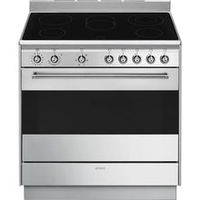 Load image into Gallery viewer, SMEG 90CM STAINLESS STEEL FREESTANDING OVEN WITH CERAMIC TOP
