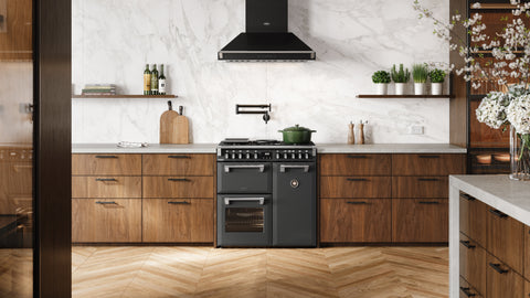 BELLING 90CM RANGE COOKER DLX DF ANTHRACITE