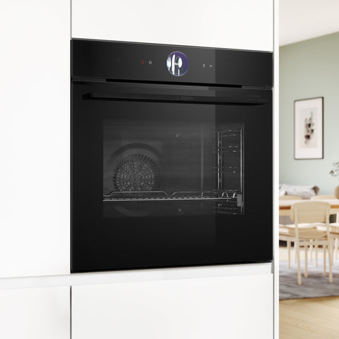 Bosch Series 8 Built-in Oven HBG976MB1A, 60cm Black