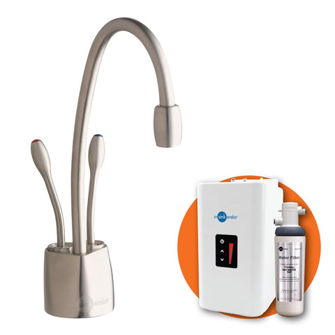 InSinkErator ISE HC1100 Instant Hot and Cold Tap - Brushed Steel