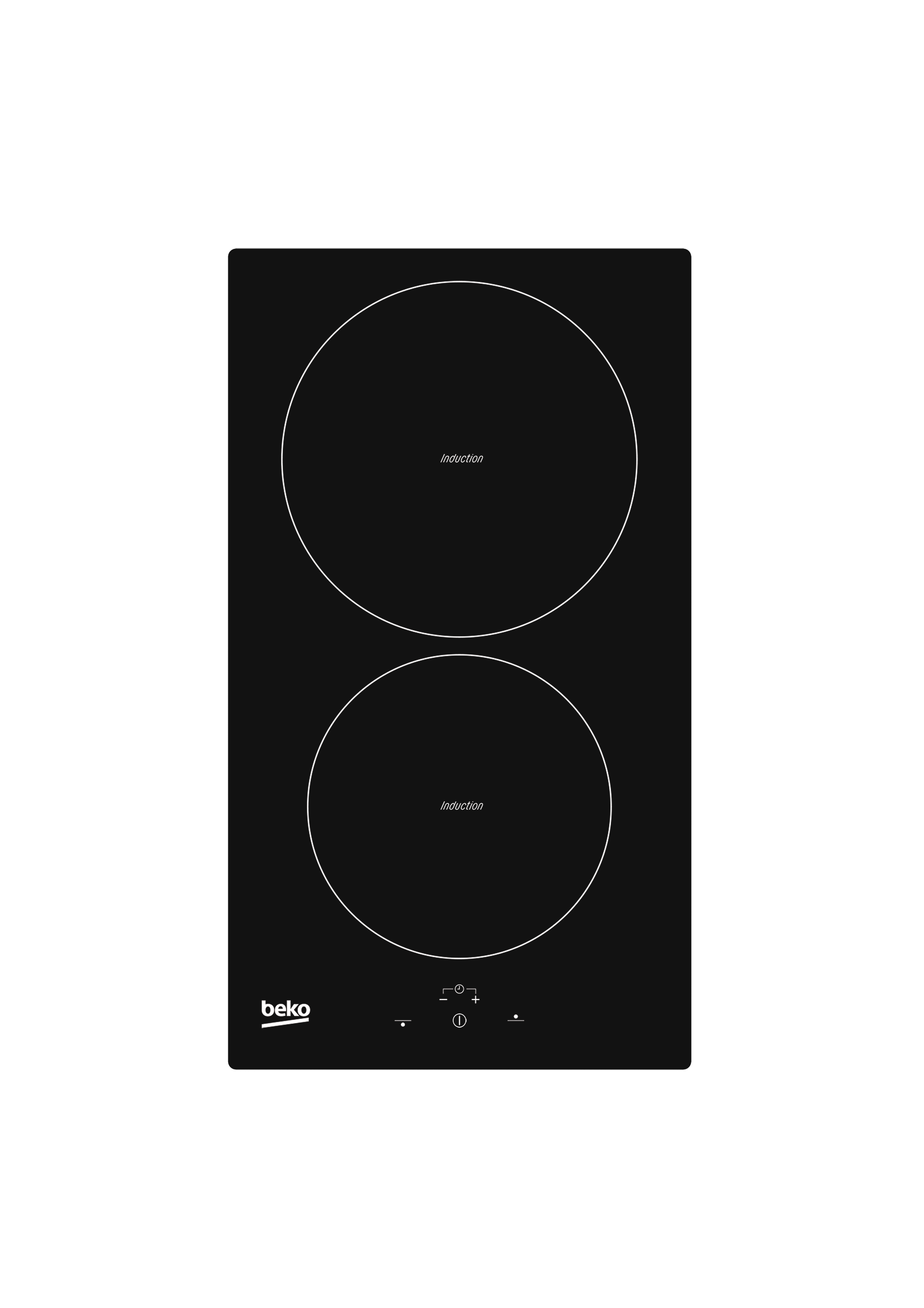 Beko 30cm 2-Zone, Touch Control Induction Cooktop