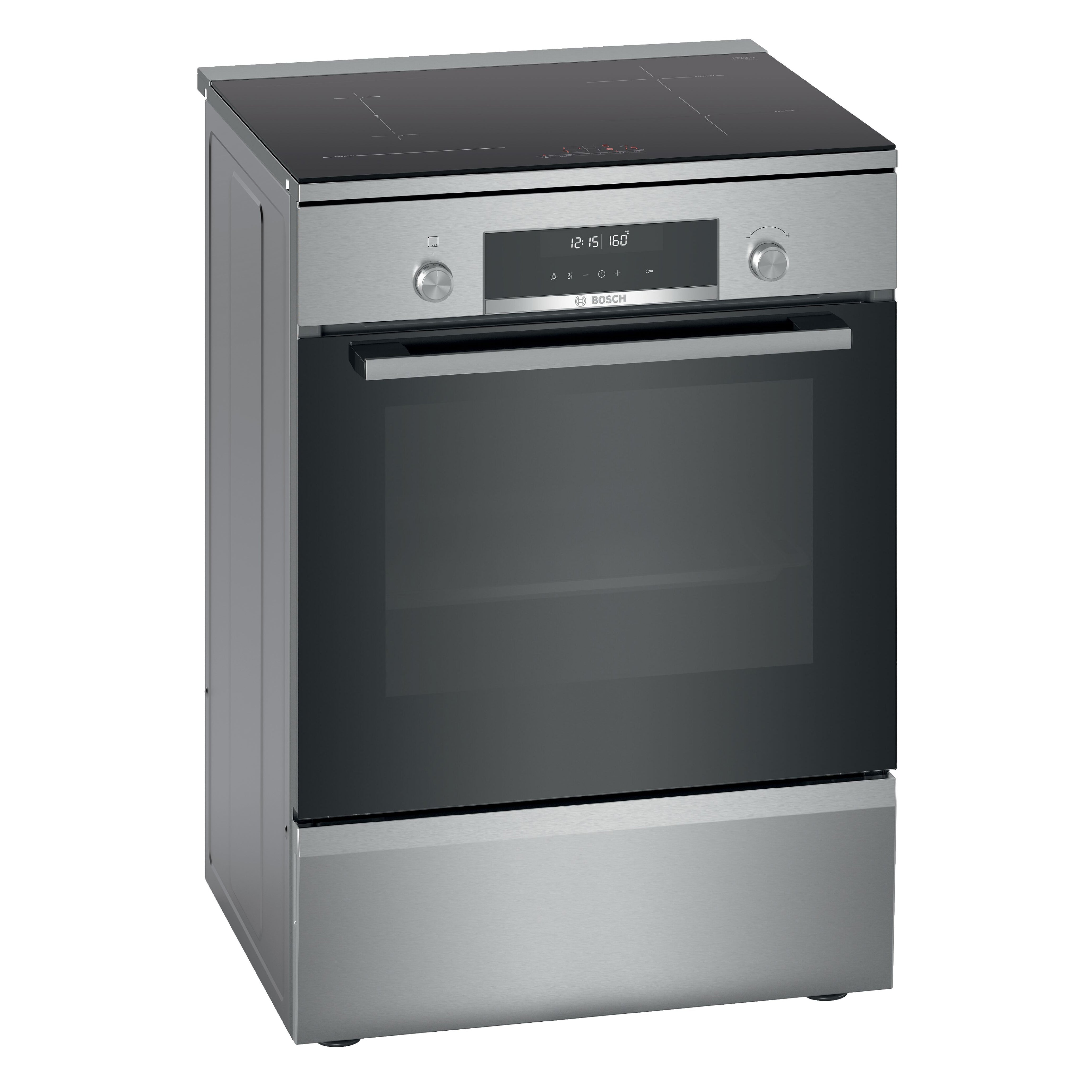 Bosch Series 6 Freestanding induction cooker, Stainless Steel – Total ...