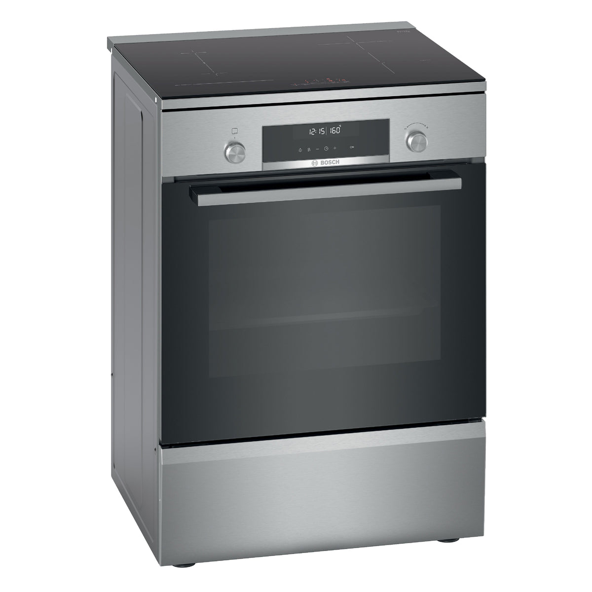 Bosch Series 6 Freestanding induction cooker, Stainless Steel – Total ...