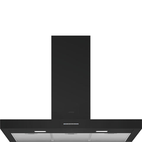 SMEG Classic Wallmount T-Shape Rangehood 90cm Matte Black