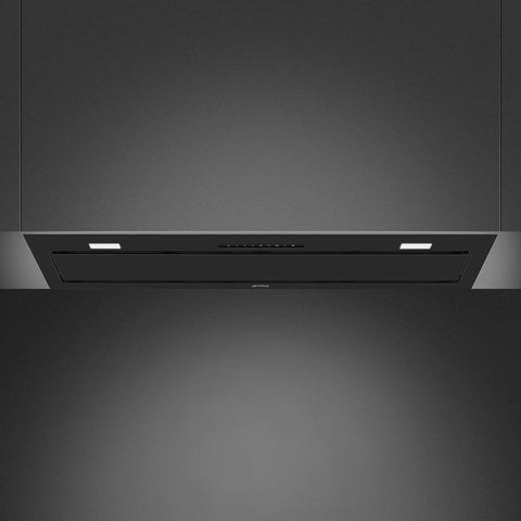 SMEG Classic Undermount Rangehood with Autovent 2.0 90cm Matte Black