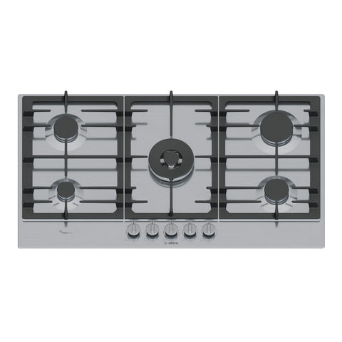 Bosch Series 6 Gas Cooktop, 90cm Stainless Steel