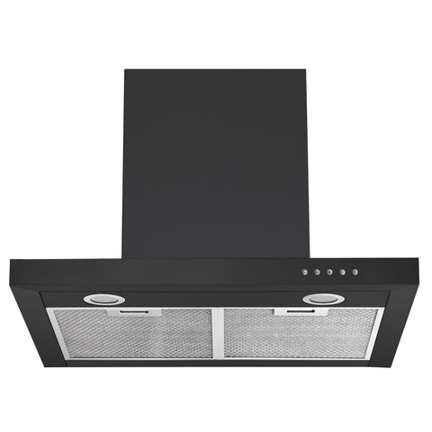 ROBINHOOD 60CM BOX CANOPY, MATTE BLACK W/DC MOTOR