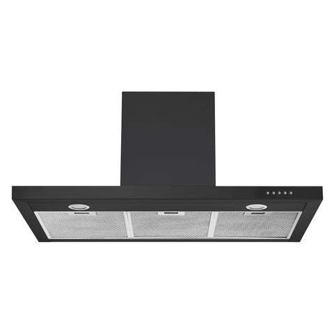 ROBINHOOD 90CM BOX CANOPY, MATTE BLACK W/DC MOTOR