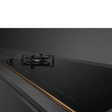 Load image into Gallery viewer, SMEG Dolce Stil Novo Hybrid Cooktop 90cm (1 Wok Gas Burner + 4 Zone Induction)
