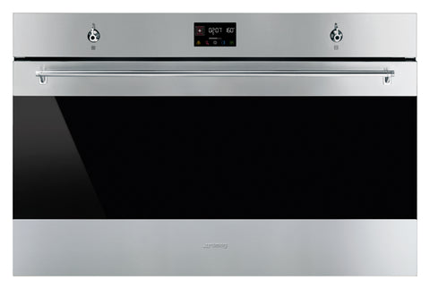 SMEG Classic Pyrolytic Built-In Oven 90cm Stainless Steel