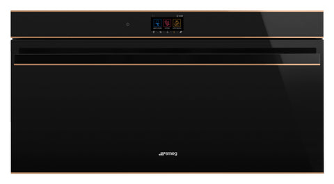 SMEG Dolce Stil Novo Pyro Touch Oven 90cm Black Copper
