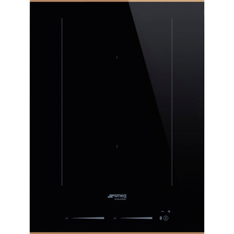 SMEG 2 Dolce Stil Novo 2 zone Induction Cooktop 38cm Copper Trim