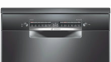 Load image into Gallery viewer, Bosch Series 4 Free-standing Dishwasher, 60cm Brushed Black Steel anti-fingerprint
