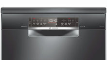 Load image into Gallery viewer, Bosch Series 6 Free-standing Dishwasher, 60cm Brushed black steel anti-fingerprint
