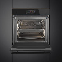Load image into Gallery viewer, SMEG Dolce Stil Novo Pyro Steam Oven 60cm Black Copper
