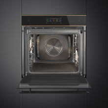 Load image into Gallery viewer, SMEG Dolce Stil Novo Pyro Steam Oven 60cm Black Copper
