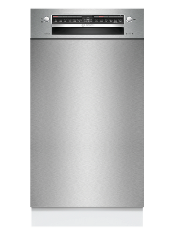 Bosch Series 6 Built-under Dishwasher, 45cm Brushed steel