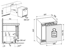 Load image into Gallery viewer, Liebherr UNDERBENCH FROST FREE FREEZER - 74L nett (LH Hinged reversible) "PRIME" SPEC
