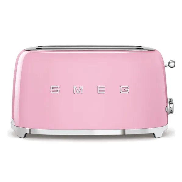 Smeg 4 Slice Toaster Pink