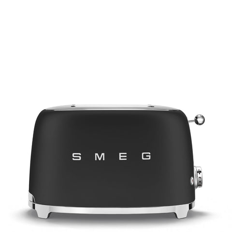 SMEG 50's Style 2 Slice Toaster Matte Black