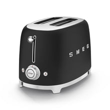 Load image into Gallery viewer, SMEG 50's Style 2 Slice Toaster Matte Black
