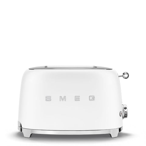SMEG 50's Style 2 Slice Toaster Matte White
