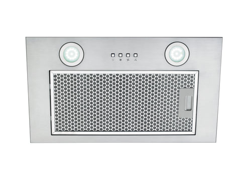 EUROMAID 52CM UNDER-MOUNT RANGEHOOD STAINLESS STEEL LED
