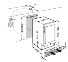 Load image into Gallery viewer, Liebherr S/S SINGLE ZONE WINE + BEVERAGE - 108L nett
