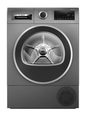 Bosch WQG235DRAU Series 6 Heat Pump Tumble Dryer, 8kg