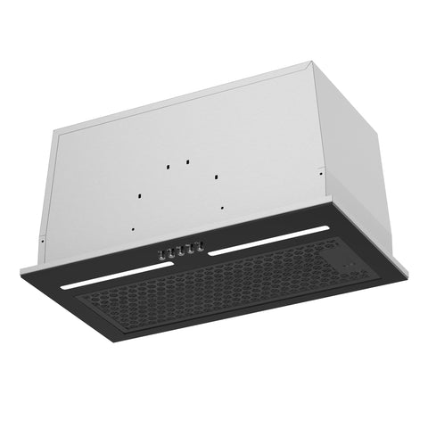 XIT 52cm Undermount rangehood - Black Glass